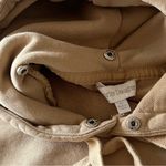 Favorite Daughter Heavyweight Cotton Hoodie Sweatshirt In Tan Size XS Photo 9