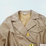 superdown Chantel Leather Romper in Nude Small Photo 4