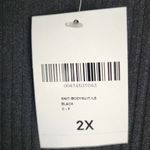 Forever 21  Plus Bodysuit Ribbed Black Knit Puff Long Sleeve NWT Size 2X Photo 6