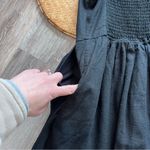 Abercrombie & Fitch ‎ black linen corset romper women’s size XS Photo 8