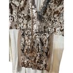 Anthropologie Tiny Gilded Acacia Henley Gold Velvet Size Small Ivory by  Photo 12