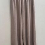 ZARA  Women's Wide-Leg Pants beige LARGE Photo 4
