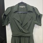 Rachel Roy Green Tie Back Collared Wrap Dress Size 4 Photo 1