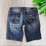 See Thru Soul Low Rise Bermuda Denim Shorts Indigo 27 Photo 1