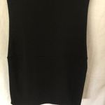 Bella D Black Sweater Dress with Attached Black Belt at Hips Stretch Sz L Size L Photo 4