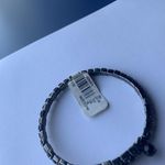 EXPRESS Signed Black Rhinestone Stretchy Costume Jewelry Bracelet $12.50 MSRP Photo 4