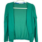 BODEN Favorite Cardigan Button Front Kelly Green Meadow Size 4 Preppy Twee Photo 0