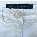 Trina Turk White Denim Shorts Photo 3