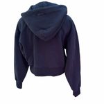 Aritzia  sweat fleece cozy fleece Navy Blue Hoodie Jacket size small, new Photo 2