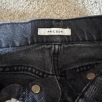 PacSun Distressed Black Denim Shorts Photo 2