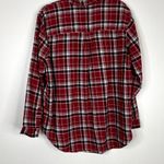 Wrangler Wrancher Shirt 100% Cotton Plaid Flannel Rodeo Longer in Back Sz Medium Photo 6