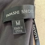 Tadashi Shoji Black/White Long Sleeve Dress Black Tie Gala Formal Holiday sz M Photo 10