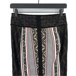 BYRON LARS Beauty Mark Finge Pencil Shirt Black Cream Red 0 Photo 7