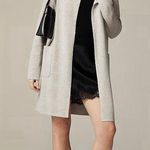 J.Crew Juliette Collarless Sweater Blazer Open Front Linen Blend Natural Small Photo 0