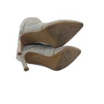 ATRENDY Rhinestone Ankle Boots Womens 7.5M Sparkly Silver Stiletto Heel Party Size 7.5 Photo 6