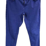 Petite Skinny Ankle Purple Blue Jeans Sz 14P Purple Photo 0