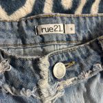 Rue 21  Distressed Denim Skirt Blue Mini Photo 2