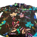 Stars Above  Women's Black Floral Simply Cool Short Sleeve Sleep Top - Small- NWT Photo 0
