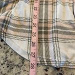 C&C California Knit Plaid Long Sleeve Button Down Shirt Women's Size L Pink Gray Photo 5