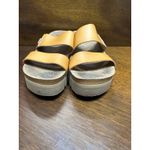 REEF  Women 8 Cushion Neutral Tan Comfort Sandals Platform Double Strap Beachy Photo 4