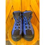 Lands' End Lands’ End Boots Blue Black Waterproof Hiking Snow Outdoor Shoes Size 9.5B Photo 1