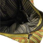 Green floral boho fabric bag Photo 8