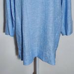 Lands' End Blue Linen Tunic NWT Size Medium Preppy Blue Tunic Photo 3