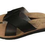 IZOD Women's Alyssa Sandals Slides Slip-on Black Size 9 Photo 0
