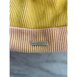 Seeberger Yellow & Peach Orange Ribbed Beanie Photo 3