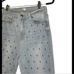 Good American  Good Legs Heart Studded Jeans size 14/32 Photo 2