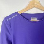Under Armour  Purple All Season Gear Fitted Athletic Long Sleeve T-Shirt M Photo 2
