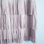 Chico's  Cream Tiered Fringe Skirt Photo 1