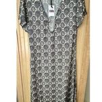 Solid & Striped NWT Anthropologie Embellishes Ring Printed Satin Kaftan Sz S Photo 6