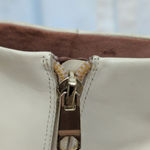 Louise et Cie  Verdana White Leather Heeled Ankle Boots Size 9.5M Photo 7