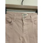 L'Agence  Women's Size 26 Jeans Peach Pink Denim Straight Leg Trouser Made in USA Photo 3