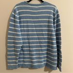 Sag Harbor  Blue White Striped Lighthouse Knit Sweater Nautical Beach XL Photo 4