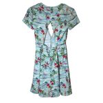 Show Me Your Mumu x Barbie Ibiza Mini Dress Stretch Cutout Babydoll Plunge Sz XS Photo 6