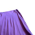 Xirena Purple 100% Silk Textured Audrina Midi Skirt Stretchy Satin Size Medium Photo 2