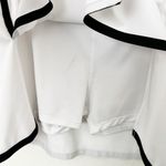 [Cobble Lane] White Black Piping Tennis Skort Pull On Athletic Golf Skirt Sz XL Photo 7