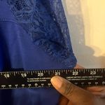 Lane Bryant Plus Size 22 Blue Lace Sleeve Knee-Length Dress Women NWT Photo 5