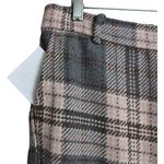 NWT Area Stars Plaid Olivia Straight Leg Pants With Belt Loops Size M Gray Size M Photo 3