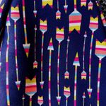 Ambry Nora Sling Bag Crossbody Hiking Backpack Arrow Print Tribal Laptop… Black Photo 2