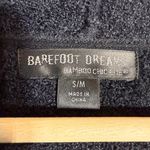 Barefoot Dreams Bamboo Chic Lite Open Front Cardigan Sweater Women's S/M Black Photo 7