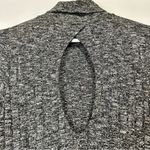 American Eagle  Women’s Long Sleeve Open Back Sweater Dress Black White Small EUC Photo 7