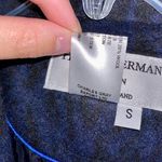 Helene Berman NWT $228 Navy 'Future College' Notch Collar Lined Buttoned Coat S Photo 17