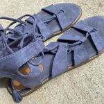 Old Navy  Blue Lace-Up Sandals Photo 5