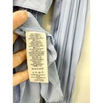 Free People  Long Sleeve Button-Up Shirt with Layered Vest Blue Women's Size S/P Photo 3