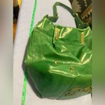 Jessica Simpson Green Shoulder Bag with Unique Stitched Design Photo 5