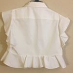 Nanette Lepore Crop-Top Button-Down Top Photo 3