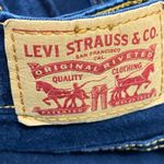 Levi's 721 High Rise Skinny Women's Blue Dark Wash Cropped Denim Jeans Size 30 Photo 3